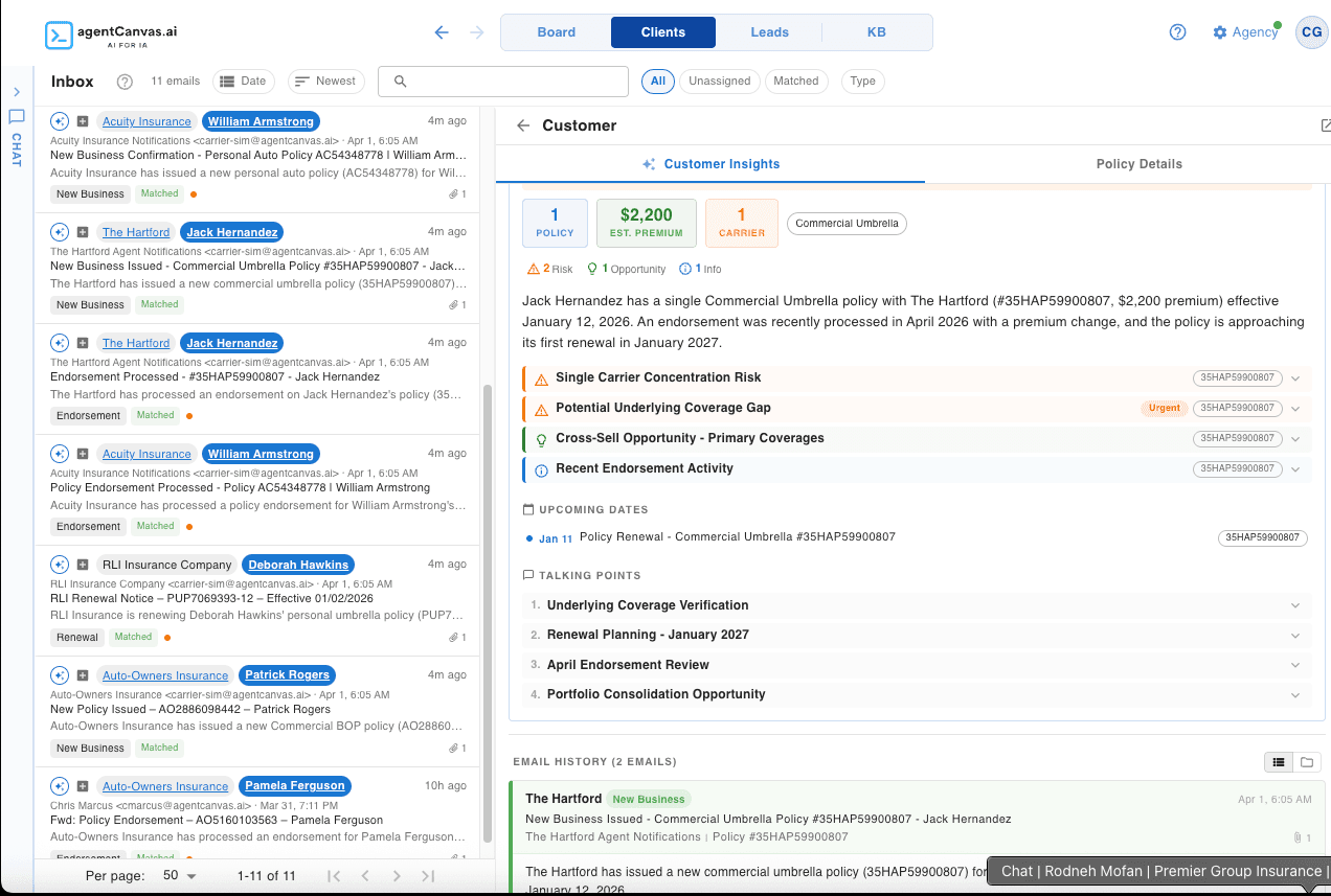 Full application view showing navigation and the main workspace